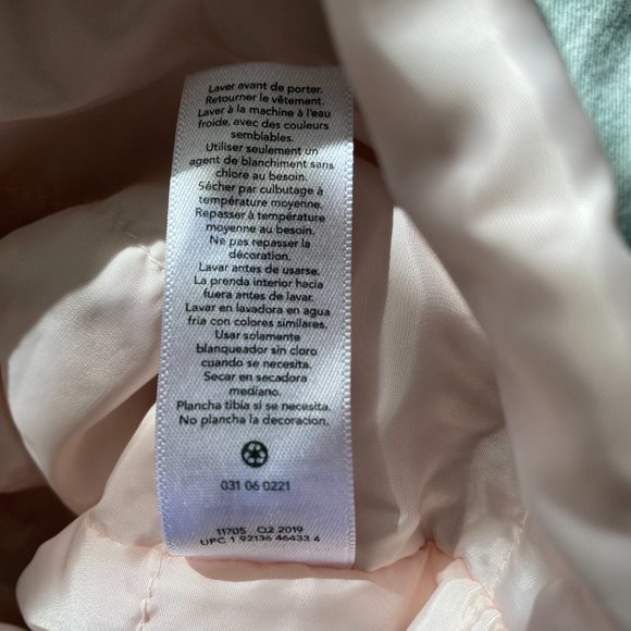 Oshkosh B'Gosh Olive Green Spring Summer Light Girls Jacket Floral Kids | Sz 4T - Picture 6 of 6